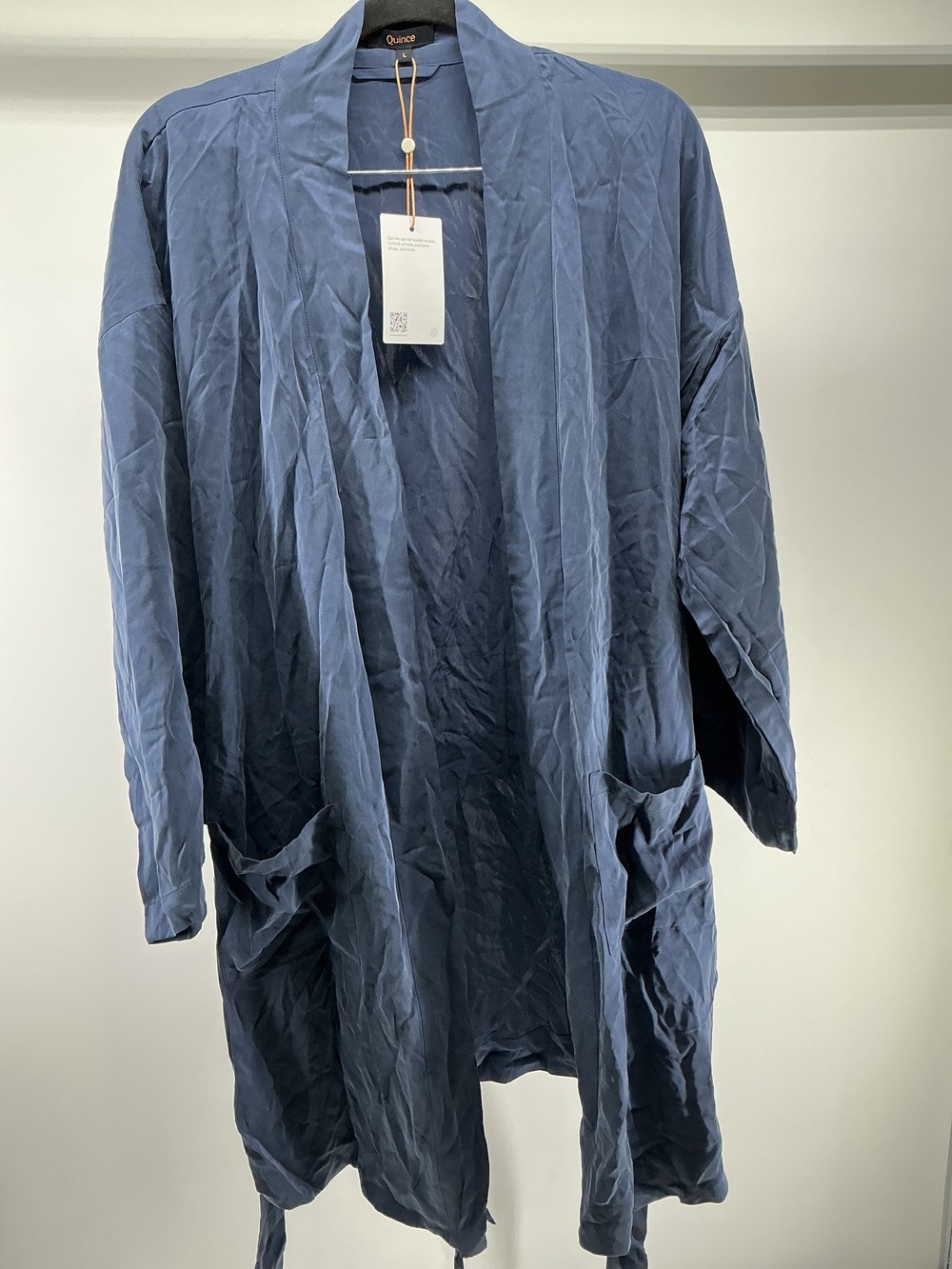 100% Washable Silk Robe